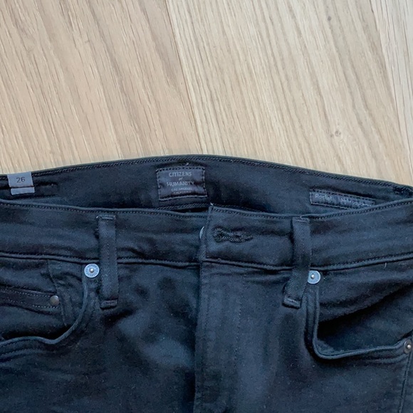 Black high-rise skinny jeans by Citizens of Humanity - Picture 3 of 3